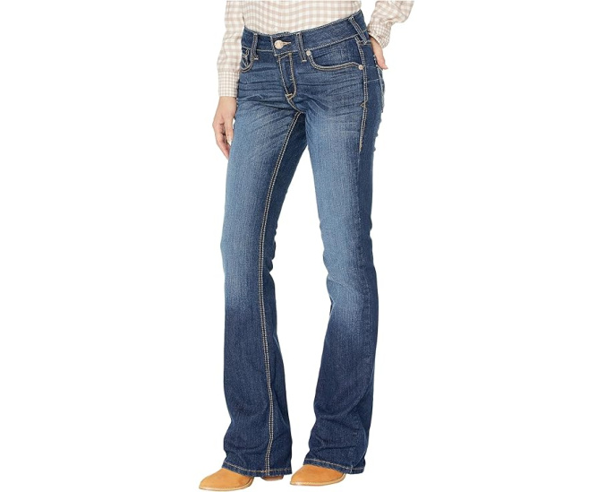Джинсы клеш Ariat R.E.A.L. Bootcut Rosa с посадкой Lita