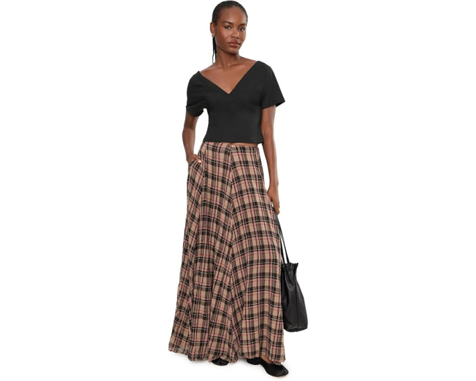 Юбка Free People Ives Maxi в клетку
