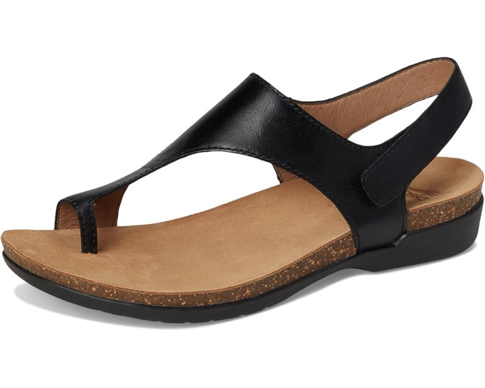 Сандалии на платформе Dansko Reece из замши с регулируемой пяткой