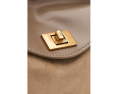 Lucia Classic Faux Suede Top Handle Bag