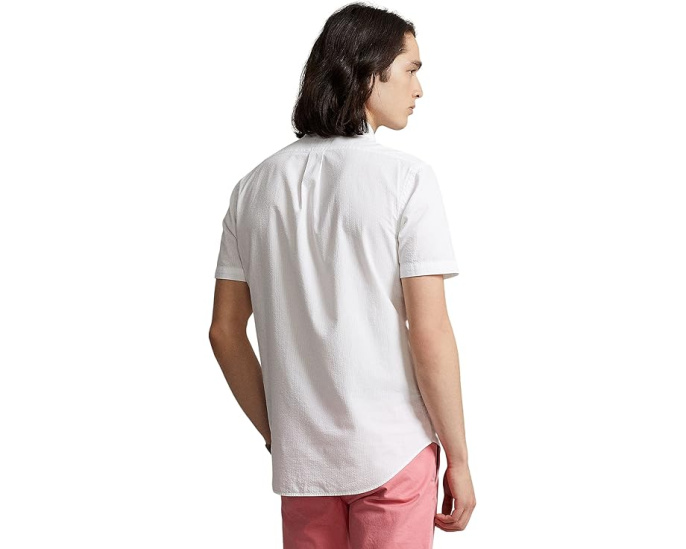 Классическая рубашка Polo Ralph Lauren Seersucker на пуговицах