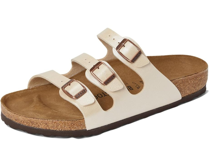 Сандалии Florida от Birkenstock с тремя тонкими регулируемыми ремешками