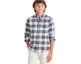 Vineyard Vines Kids рубашка Muskeget в клетку из фланели с контролем температуры