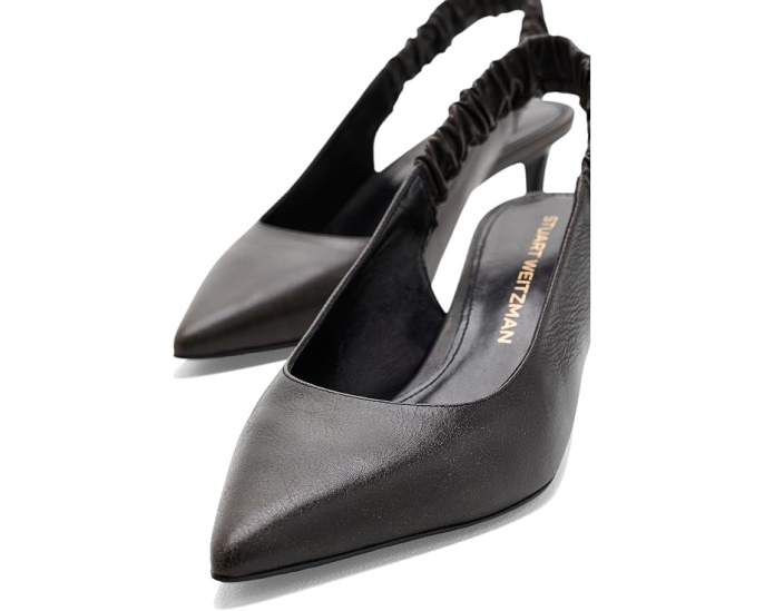 Босоножки Stuart Weitzman Stuart Ruche Slingbacks на каблуке