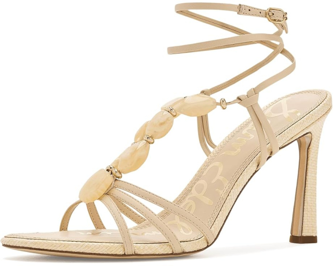 Босоножки Sam Edelman Imani на каблуке с блестящими бусинами