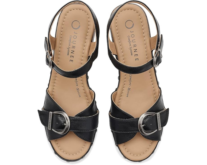 Сандалии Journee Collection Sisilia на платформе и каблуке