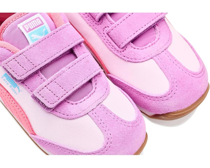 Puma Easy Rider Hook And Loop детские кроссовки на липучках с ретро дизайном