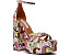 Сандалии Retro с принтом на устойчивом каблуке Steve Madden