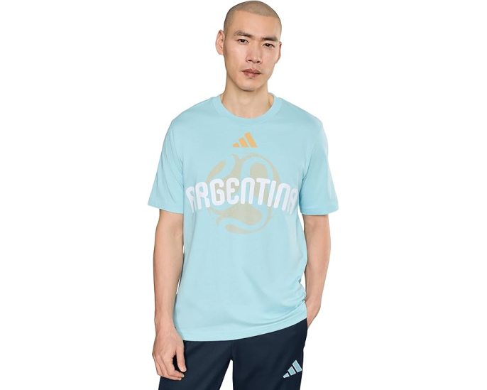 Футболка Adidas с символикой Аргентины ЧМ-2026