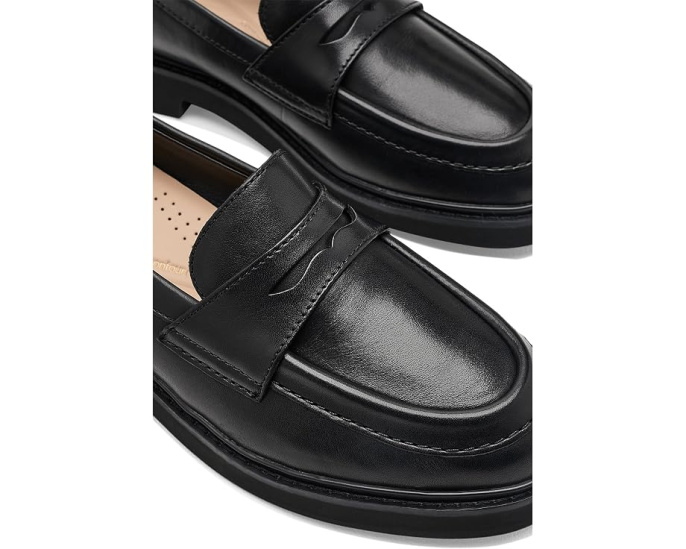 Лоферы Clarks Splend Edge из черной кожи