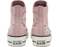 Кеды Converse Chuck Taylor All Star Lift Platform с пайетками и цветами