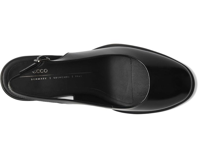 Туфли ECCO Sculpted 55 Luxe на шлейке с каблуком и кожаной стелькой