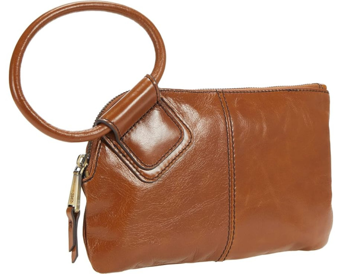 Клатч HOBO Sable из натуральной кожи с ремешком на запястье