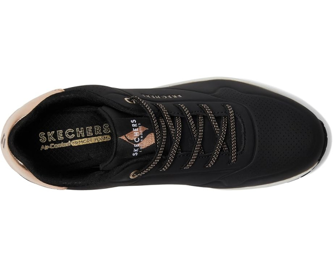Кроссовки UNO Shimmer Away от Skechers черные