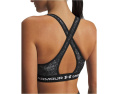 Under Armour Спортивный бюстгальтер Cross-Back Mid Print с абстрактным принтом