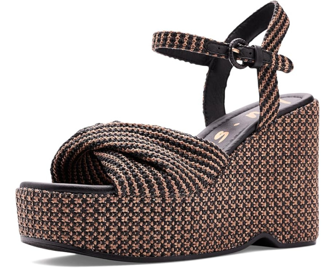 Сандалии Joanne от Circus NY by Sam Edelman на платформе из рафии