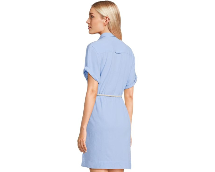 Платье-рубашка Half Placket с коротким рукавом от Lilla P