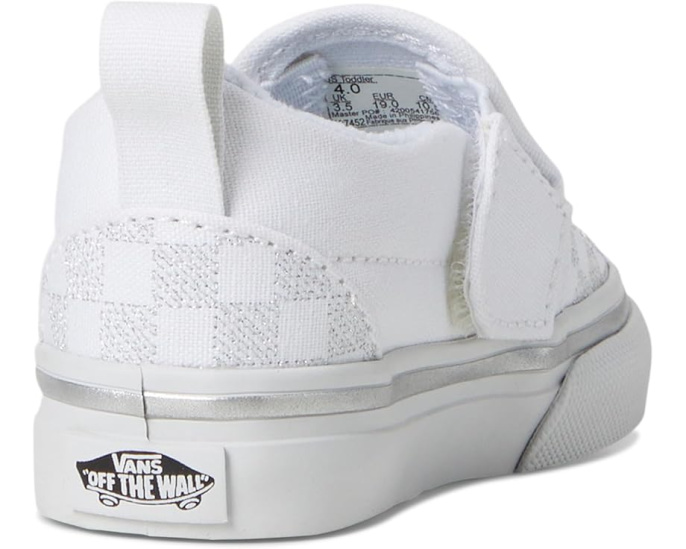 Кеды Vans Slip-On V детские с серебристым узором