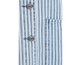 Джинсовая куртка KUT from the Kloth Ellie Stripe в полоску белая