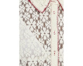Блуза Mannie с кружевом Free People и короткими рукавами