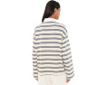 Лонгслив Puma Essentials Elevated No.1 Logo Oversized Striped Rugby Polo поло с полосатым принтом