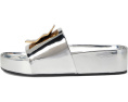 Сандалии Patos Mismatch Hammered Slide от Tory Burch с металлическим декором и платформой