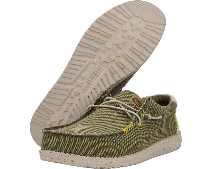 Кроссовки Hey Dude Wally Coastline Jute с плетеным верхом