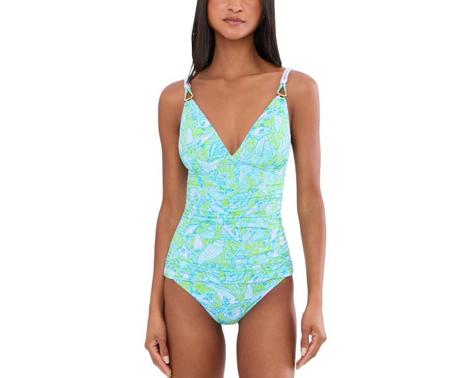 Lilly Pulitzer танкини топ Amarika с цветочным принтом