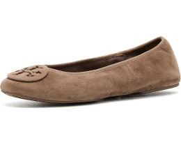 Балетки Reva Travel от Tory Burch с замшевым верхом