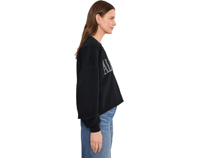 Худи Dash Lila Sweat от AllSaints вымытый черный цвет