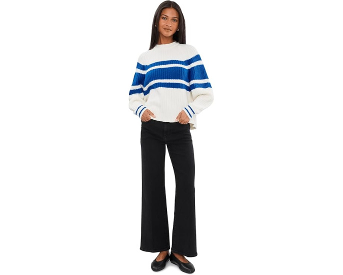 Пуловер Madewell Stevie с полосками из мягкого хлопка