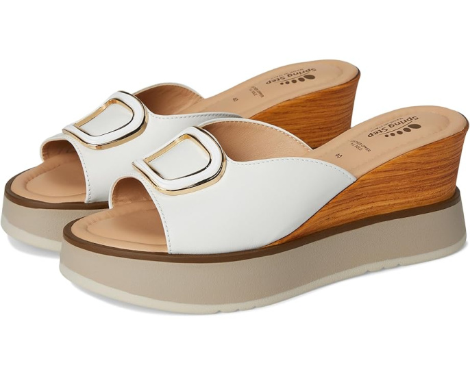 Танкетки Spring Step Newwell с кожаным верхом