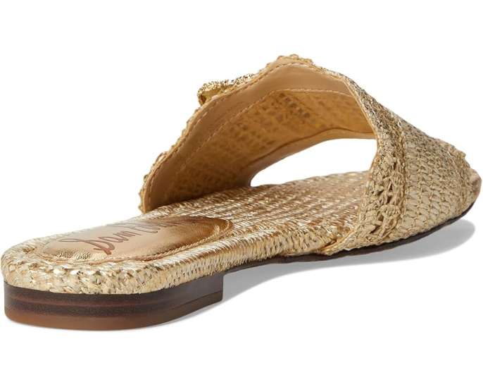 Сандалии Sam Edelman Bambi 6 из рафии с крупной пряжкой