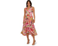 Платье Adrianna Papell Printed High-Low с асимметричным подолом