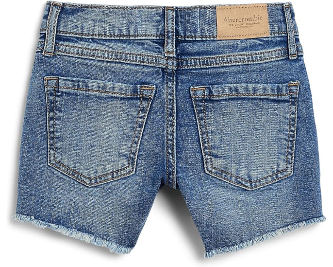 Шорты джинсовые Low-Rise Midi Destroyed от abercrombie kids