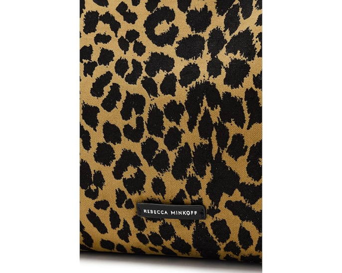 Сумка Rebecca Minkoff On The Move Tote с леопардовым принтом
