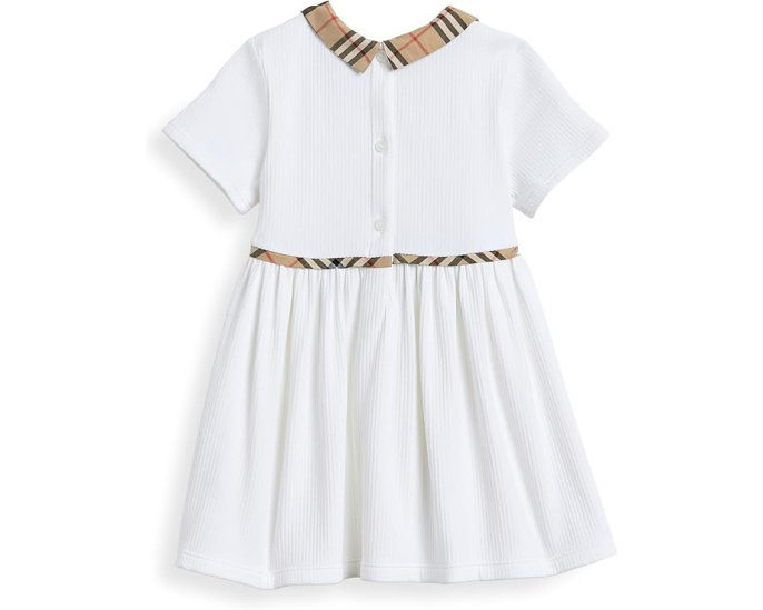 Платье Orla в клетку Burberry Kids с бантом