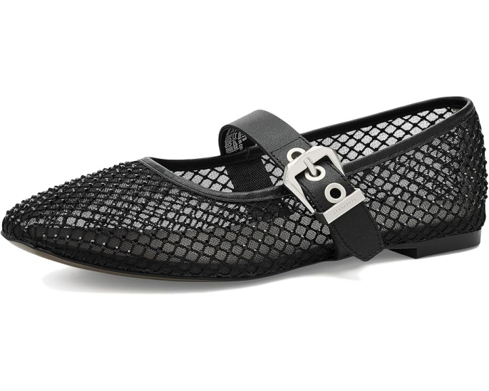 Туфли AllSaints Holly из сетки с кристаллами и пряжкой
