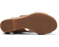 Босоножки Clarks Giselle Dove на клине с перекрещивающимися ремешками