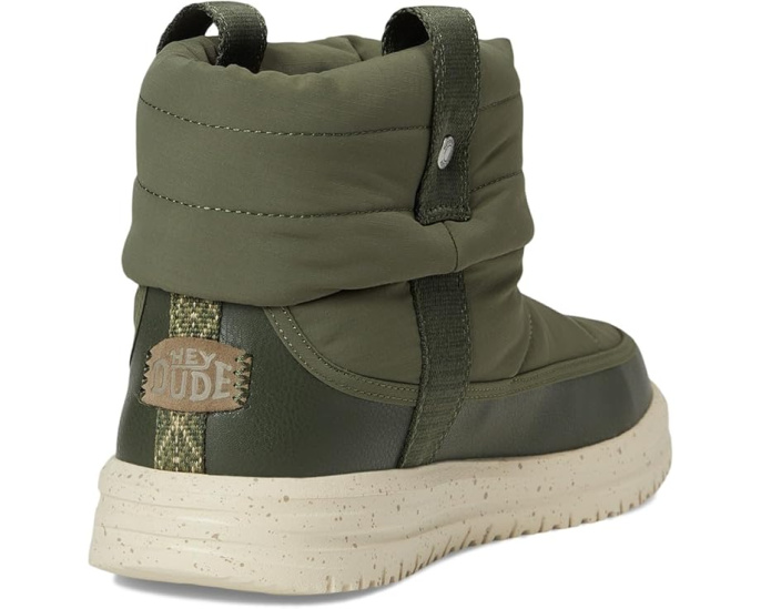 Ботинки Hey Dude Camden Cuff Nylon Quilt с искусственным мехом внутри