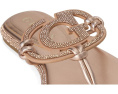 Сандалии GUESS Saima без застежки с логотипом G и стразами