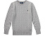 Свитер Polo Ralph Lauren из хлопка с узором коса для детей