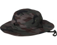 Шляпа Quiksilver Bushmaster из хлопка с регулируемым подбородочным ремнем