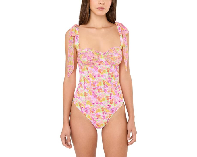 Пляжный комбинезон Dede One-Piece Beach Riot с цветочным принтом