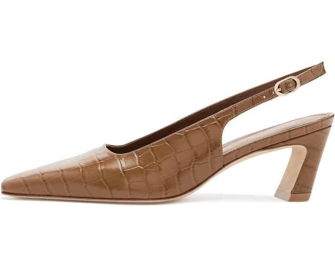Босоножки Stassi Slingback 50 Stuart Weitzman с квадратным носком