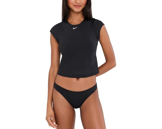 Essential Cap Sleeve Swim Top