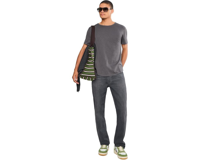 Graduate Tailored Leg Jeans in 7 Years Black Nile