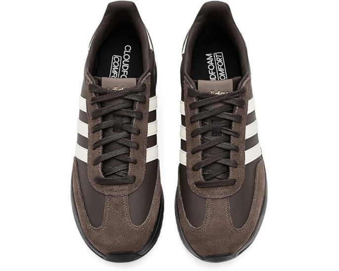 Кроссовки Run 70s 2.0 от adidas в ретро стиле с текстильно-замшевым верхом