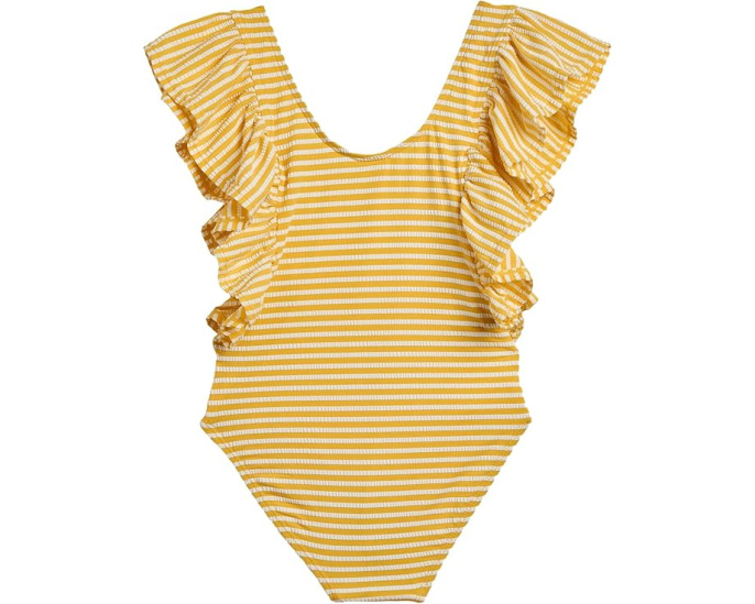 Купальник Sunshine Stripe с широкими воланами для девочки с защитой UPF50+