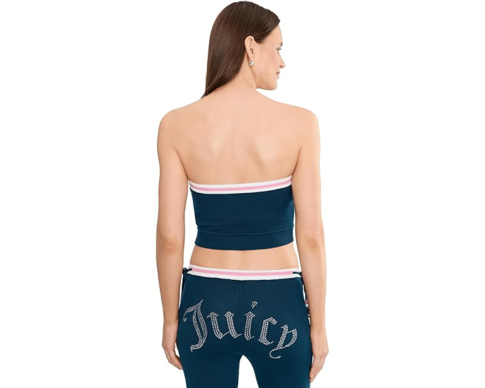 Топ-свитер без бретелек Juicy Couture Regal Blue